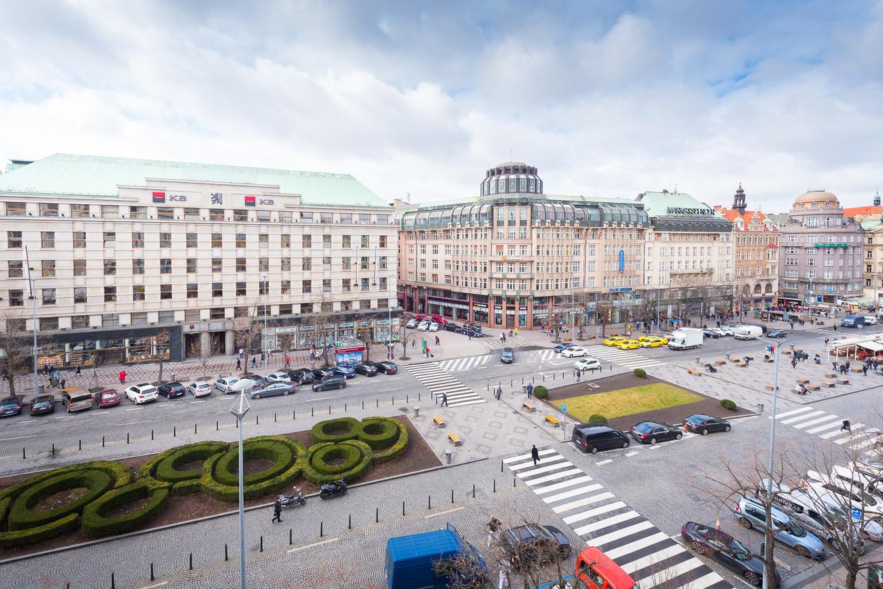 Wenceslas Square Apartment Praga Esterno foto