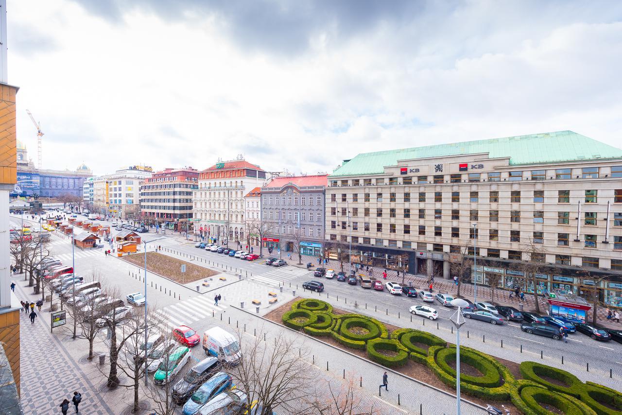 Wenceslas Square Apartment Praga Esterno foto